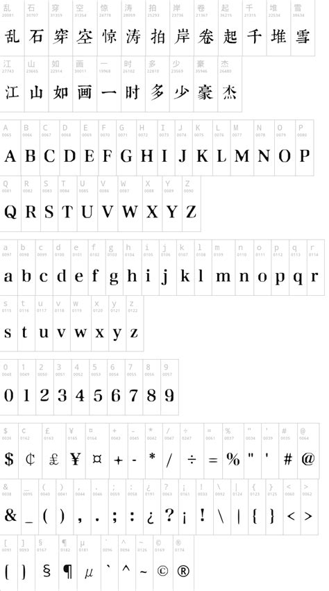 康熙字典體|TypeLand.com 康熙字典體 在线预览